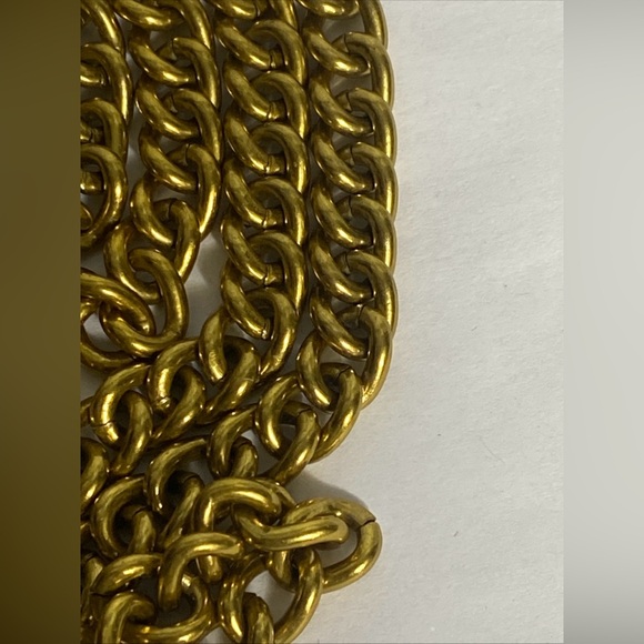 Vintage  oval curb link Coach chain strap - Picture 3 of 5